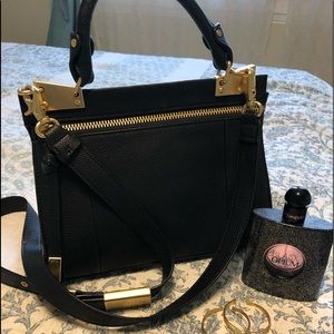 Foley + Corinna Dione Satchel in black